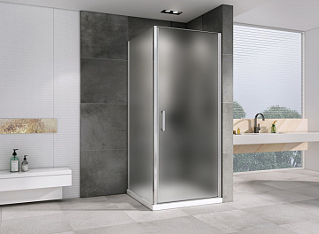Душевой уголок Abber Sonnenstrand AG04100M-S85M 100x85, профиль хром, стекло матовое