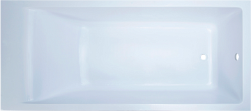 Ванна из искусственного камня Marmo Bagno Алесса 180x80 см, встраиваемая, белая, на ножках
