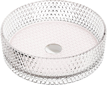 Накладная раковина Ceramicanova Cristal CN6062 прозрачная
