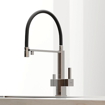 Смеситель для кухни Sancos Moro SC4006CH с гибким изливом, хром