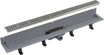 Душевой трап (лоток) AlcaPlast APZ30-750M с решеткой и опорами