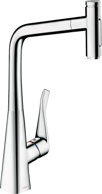 Смеситель для кухни Hansgrohe Metris Select M71 73816000 хром