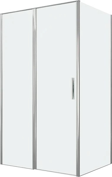 Душевой уголок Allen Brau Priority 120x90, профиль хром, стекло прозрачное