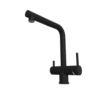 Смеситель для кухни Emar Quartz ЕСВ 7017 оникс