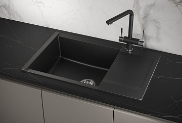 Мойка кухонная Granula Estetica 7807, шварц