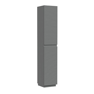 Шкаф-пенал для ванной напольный Sancos Folk Floor 350х350х1880 мм, Ergraut soft