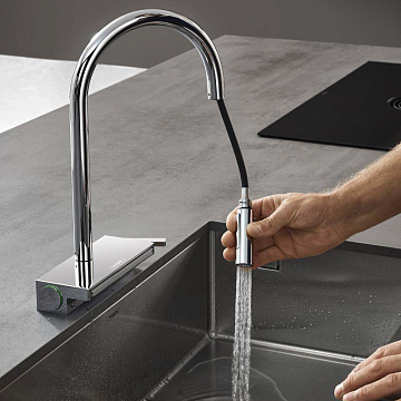 Смеситель для кухни Hansgrohe Aquno Select M81 Aquno Select M81 73831000 хром