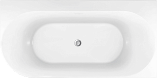 Акриловая ванна Allen Brau Priority 4 R 170x80 см, угловая, правая, пристенная, белая матовая, асимм