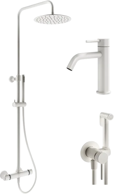 Комплект для ванной Plumberia Selection Ixo KITZXO6302BO53 белый матовый Sancos — Оригинал
