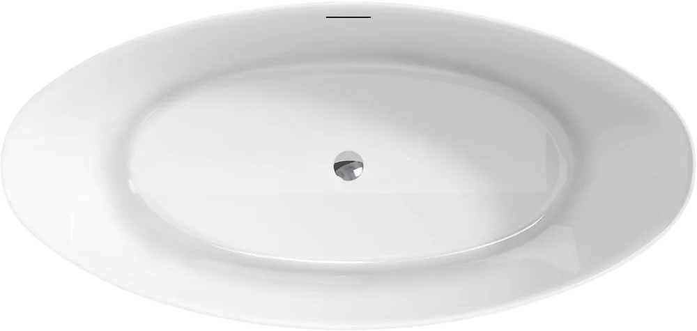 Акриловая ванна BelBagno BB707-1860-880 185x90 см, отдельностоящая, белая, овальная, на ножках Sancos — официальный сайт