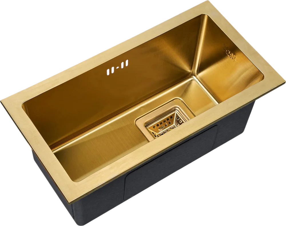 Дополнительная мойка Zorg Inox PVD SZR-2344 bronze Sancos — официальный сайт
