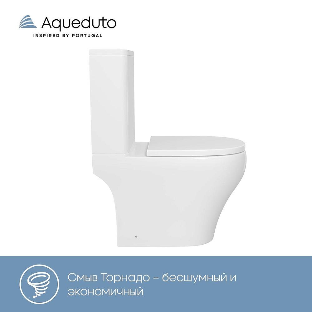 Унитаз-компакт напольный Aqueduto OVO Light AQDSOVOL10