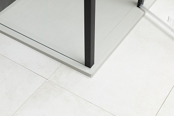 Душевой уголок Allen Brau Priority 120x90, профиль черный браш, стекло прозрачное