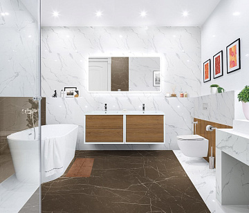 Мебельная раковина Cezares Bellagio 50215 141 см, bianco opaco