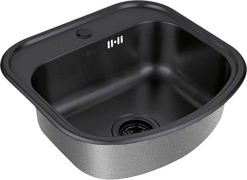 Мойка кухонная Zorg Inox PVD SZR 4749 GRAFIT графит