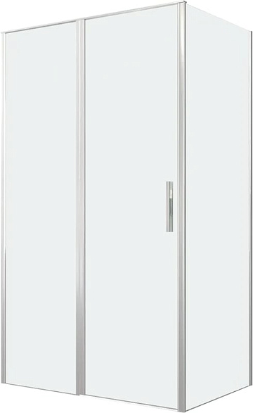 Душевой уголок Allen Brau Priority 120x80, профиль серебро браш, стекло прозрачное