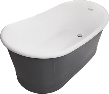 Акриловая ванна BelBagno 170x90 см, левая, BB32-CF36
