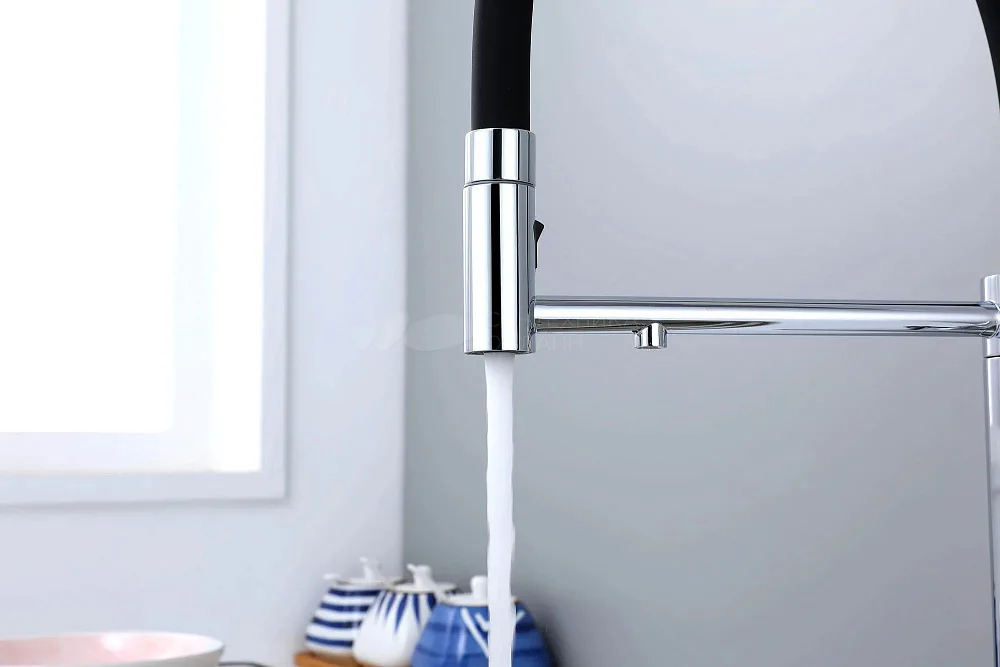 Смеситель для кухни Paulmark Ganymede Ga213199-CR с гибким изливом, хром Sancos — официальный сайт