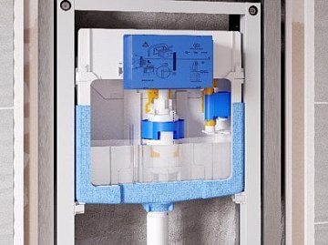 Система инсталляции для унитазов Ideal Standard Prosys Eco Frame M R0306AA, с кнопкой смыва хром