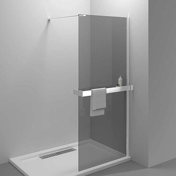 Душевая перегородка Vincea Walk-in HR VSW-4HR800CG 80 см, профиль глянцевый хром, стекло тонированно