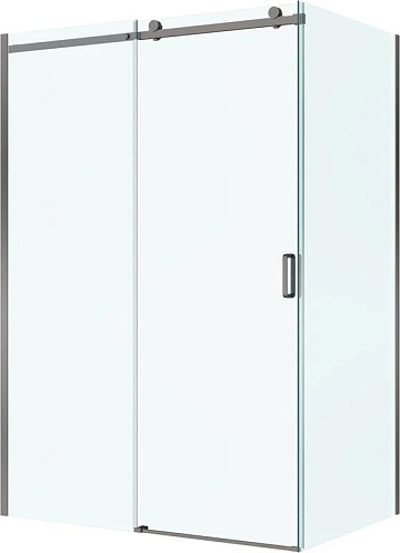 Душевой уголок BelBagno Soft Close-2 AH-1-140/90-C-GM профиль оружейная сталь