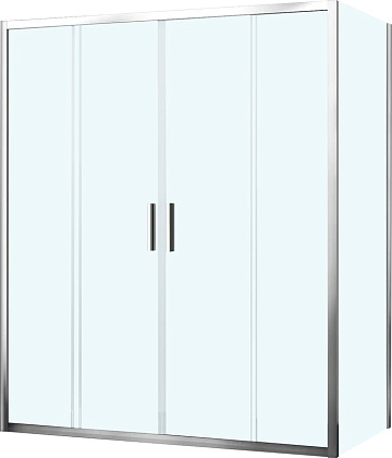 Душевой уголок Wasserkraft Lippe 45S55 170x100 см