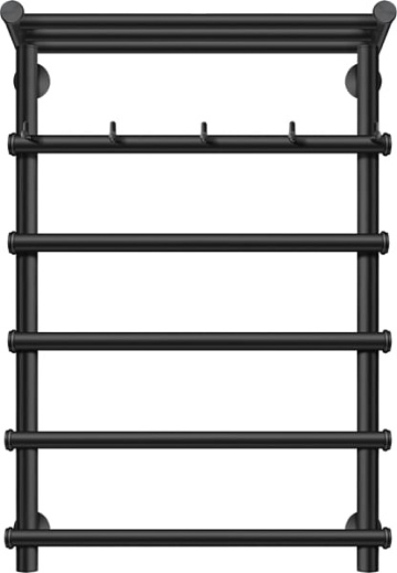 Полотенцесушитель электрический Secado Турин 1 КСП 80x60, черный, R