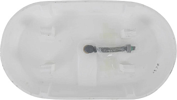 Ванна из искусственного камня Allen Brau Krion Classic 170x75 см, отдельностоящая, матовая белая, ов