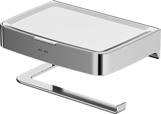 Держатель туалетной бумаги AM.PM Inspire V2.0 A50A341500 с полкой для телефона и контейнером, хром