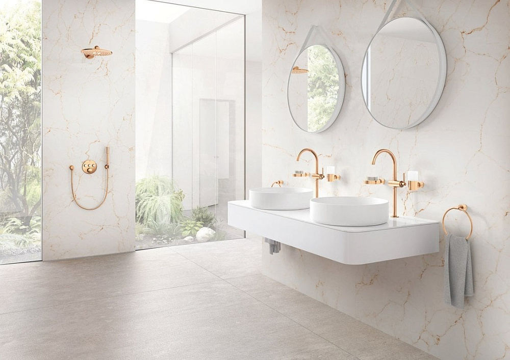 Термостатический смеситель встраиваемый Grohe Grohtherm SmartControl 29121DA0 для душа, теплый закат