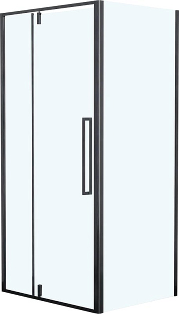 Душевой уголок RGW Stilvoll SV-03B+80 см (89-92)x80x200 профиль черный матовый, стекло прозрачное