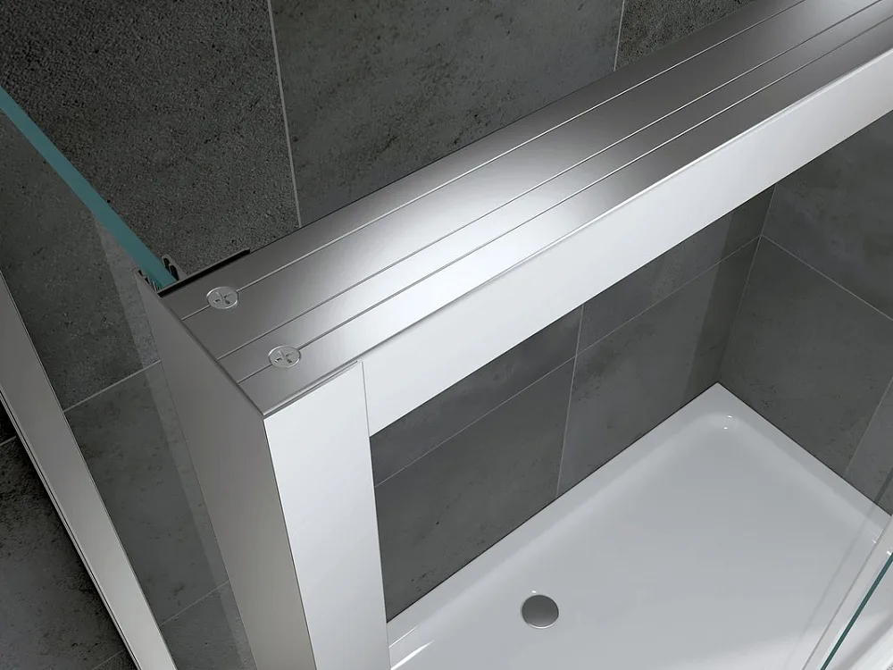 Душевой уголок Abber Komfort AG93120-S102 120х100 см, профиль матовый хром, стекло прозрачное Sancos — официальный сайт