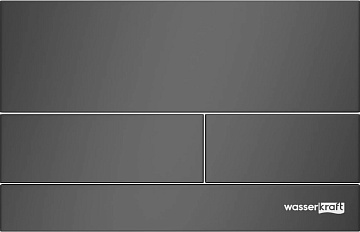 Система инсталляции для унитазов Wasserkraft Alme 15TLT.010.ME.MB04, с кнопкой смыва матовой черной