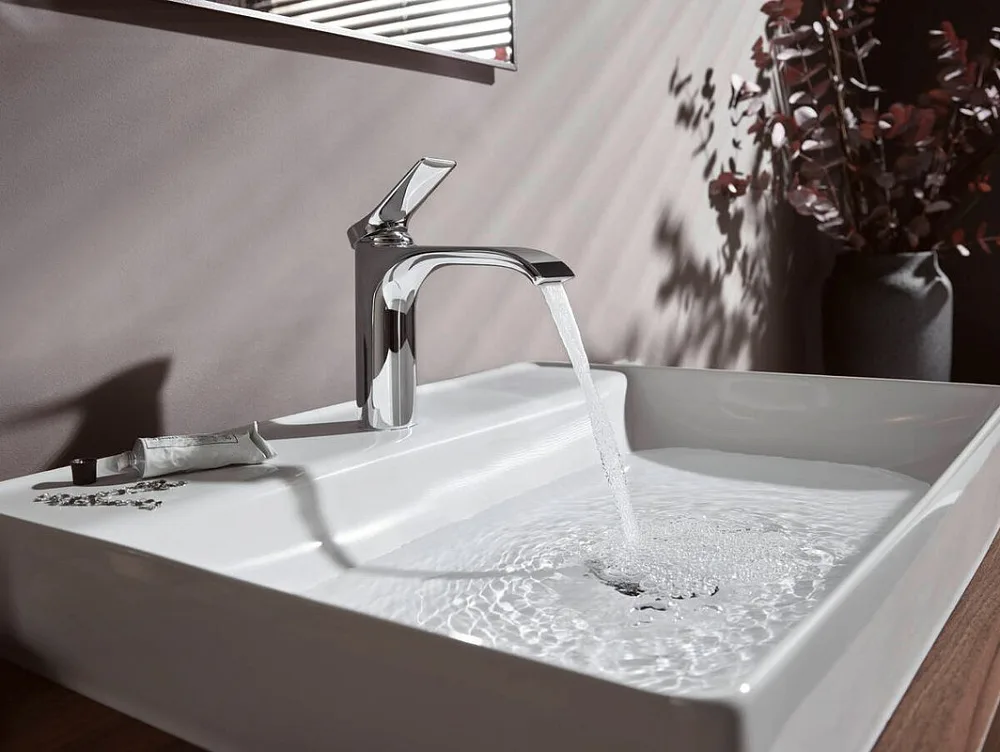 Смеситель для раковины Hansgrohe Vivenis 110 Vivenis 110 75022000 хром Sancos — официальный сайт