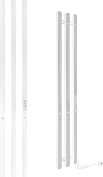 Полотенцесушитель электрический Indigo Style 3 PRO LSPRE120-13WMRt 120х13, белый матовый