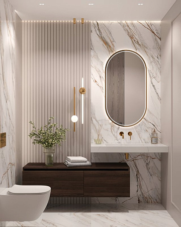 Раковина Armadi Art Flat Calacatta 100
