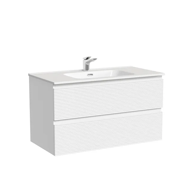 Тумба под раковину Sancos Folk 90 подвесная Bianco (белый), FL90W Sancos — Оригинал