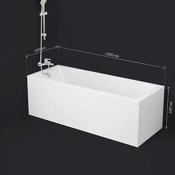 Акриловая ванна AM.PM Gem 180x70 см, W93A-180-070W-A
