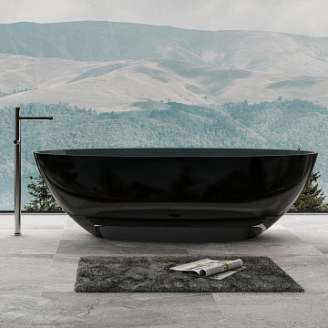 Акриловая ванна Abber Kristall 180x85 см, AT9702Onyx