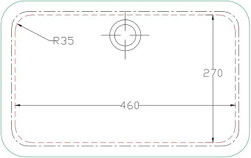 Раковина ArtCeram Gea GEL001 53 см