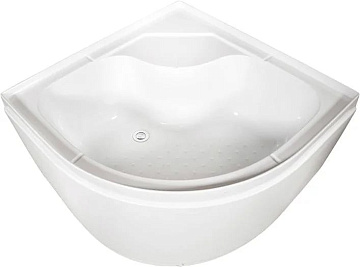 Душевая кабина DTO EM4510N LED (100х100х208), высокий поддон (50 см), профиль хром, стекло матовое с