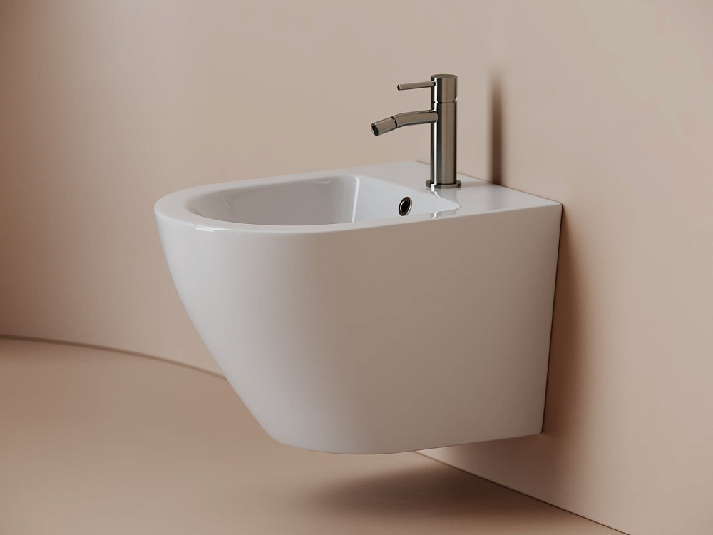 Биде подвесное Ceramicanova Alba CN11006 белый