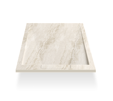 Поддон для душа Esbano Luxe ESPLM128DR бежевый мрамор