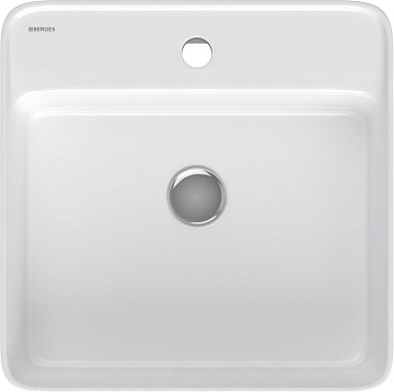Накладная раковина Berges Ego SL 45x45 глянцевая белая