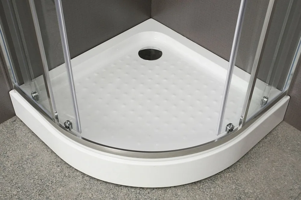 Душевой уголок BelBagno Uno -195 R 2 85 P Cr стекло текстурное Sancos — официальный сайт