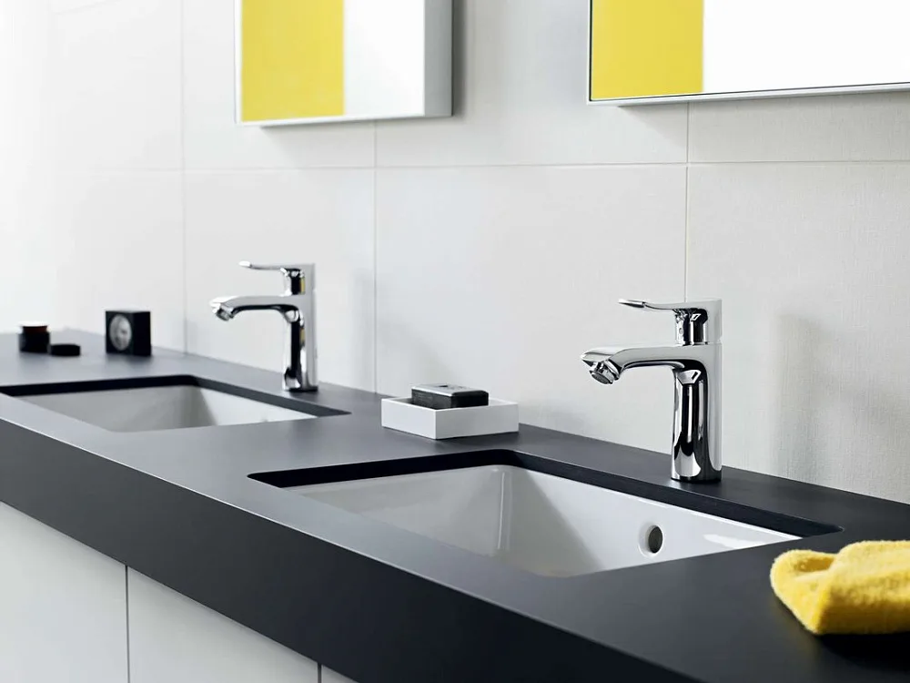 Смеситель для раковины Hansgrohe Metris 31088000 Sancos — официальный сайт