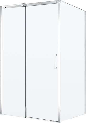 Душевой уголок BelBagno Acqua -AH-1-150/90-C-Cr профиль хром