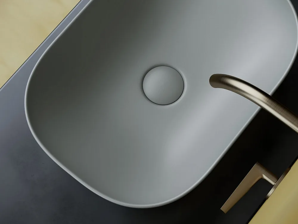 Накладная раковина Ceramicanova Element CN6009MH антрацит матовый Sancos — официальный сайт