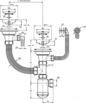 Мойка кухонная Granula 7802, пирит