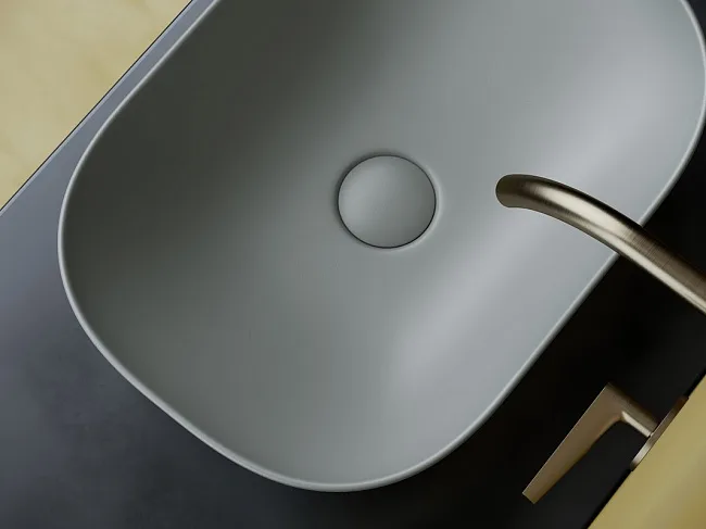 Накладная раковина Ceramicanova Element CN6009MH антрацит матовый Sancos — Оригинал